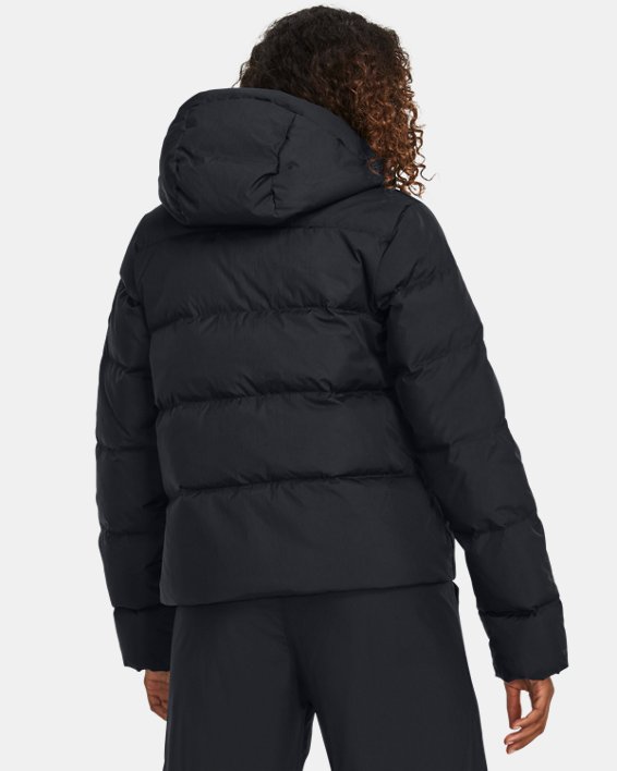 Women's ColdGear® Infrared Down Crinkle Jacket, Black, pdpMainDesktop image number 1